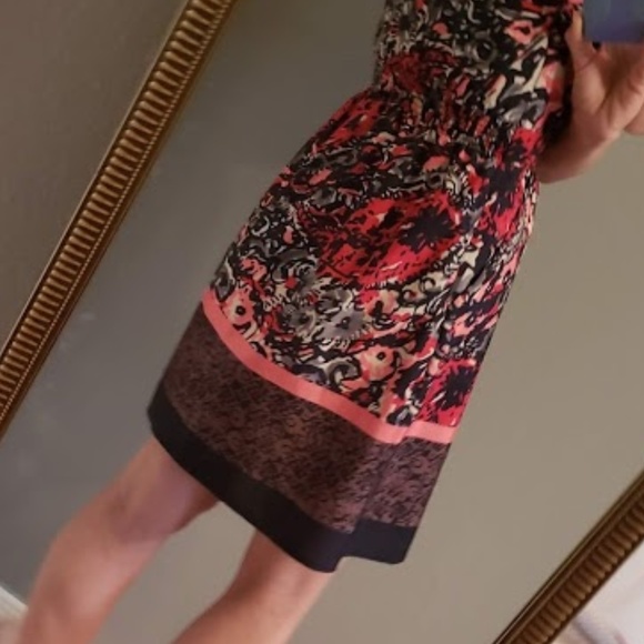 Forever 21 Floral Pattern Midi A Line Dress - Picture 8 of 8